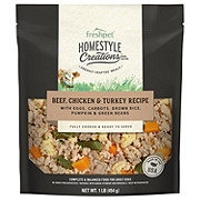 Freshpet Homestyle Creations Beef, Chicken and Turkey Dog Food