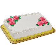 H-E-B Bakery Floral Elite Icing White Cake