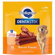 Pedigree DENTASTIX Oral Care Bacon Flavor Large Dog Treats