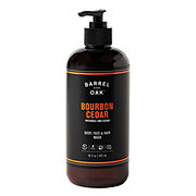 Barrel and Oak Bourbon Cedar Hair Face & Body Wash - Patchouli & Cedar