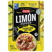 H-E-B Seasoned Wild Caught Chunk Light Tuna Pouch - Limón Pepper