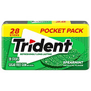 Trident Spearmint Flavor Pocket Pack Gum