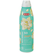 H-E-B Oxybenzone Free White Gardenia Sunscreen Spray – SPF 50