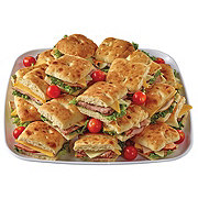 H-E-B Deli Large Party Tray - Ciabatta Slider Sandwiches