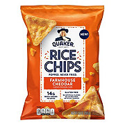Quaker Farmhouse Cheddar Rice Chips