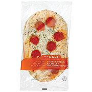H-E-B Deli Artisan Focaccia Pizza - 3-Cheese, Ricotta & Uncured Pepperoni