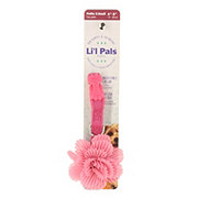 Lil Pals Microfiber Collar 5/16x6-8in Pink Flower
