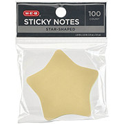 H-E-B Assorted Colors Star Sticky Notes - 100 ct