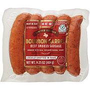 H-E-B Bourbon Barrel Smoked Beef Sausage Links