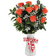 BLOOMS by H-E-B Designer Dozen Color Roses Flower Arrangement
