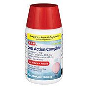 H-E-B Dual Action Complete Famotidine 10 mg Acid Reducer + Antacid Tablets