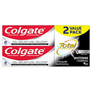 Colgate Total Whitening + Charcoal Toothpaste, 2 Pk