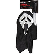 Fun World Scream Ghost Face Halloween Mask & Knife