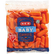 H-E-B Mini Cut & Peeled Baby Carrots - Texas-Size Pack