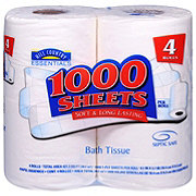 Hill Country Essentials 1000 Sheets Soft Toilet Paper