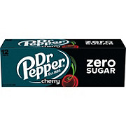 Dr Pepper Cherry Zero Sugar Soda 12 oz Cans