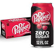 Dr Pepper Cherry Soda 12 oz Cans