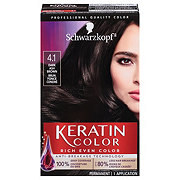 Schwarzkopf Keratin Color Permanent Hair Color - 4.1 Dark Ash Brown