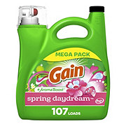 Gain + Aroma Boost HE Liquid Laundry Detergent, 107 Loads - Spring Daydream