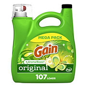 Gain + Aroma Boost HE Liquid Laundry Detergent, 107 Loads - Original
