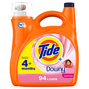 Tide + Downy HE Turbo Clean Liquid Laundry Detergent, 94 Loads - April Fresh