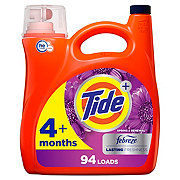 Tide + Febreze HE Turbo Clean Liquid Laundry Detergent, 94 Loads - Spring & Renewal