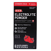 H-E-B Electrolyte Powder Packets - Strawberry Freeze