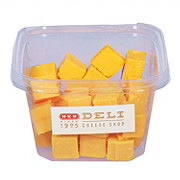 H-E-B Deli Artisan Yellow Cheddar Cheese Cubes