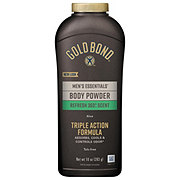 Gold Bond Men's Essentials Talc-Free Body Powder Refresh 360 Scent, Wetness Protection