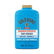 Gold Bond Medicated Talc-Free Foot Powder Maximum Strength Odor Control & Itch Relief