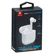 Replay Audio True Link Pro Series Wireless White Earbuds with Charging Case