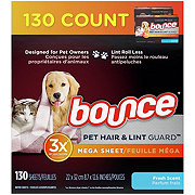 Bounce Pet Hair & Lint Guard Fabric Softener Mega Dryer Sheets - Fresh