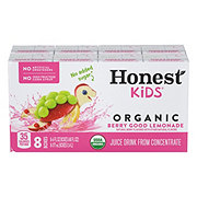 Honest Kids Organic Berry Lemonade Juice Drink 6 oz Boxes