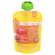 FruityU Organic Baby Food Pouch - Apple Carrot Butternut Squash Chia