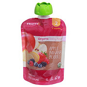 FruityU Organic Baby Food Pouch - Apple Banana & Berries