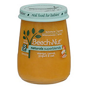 Beech-Nut Naturals Superblends Stage 3 Baby Food - Mango Carrot Yogurt & Oat