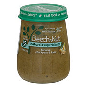 Beech-Nut Naturals Superblends Stage 3 Baby Food - Banana Chickpeas & Kale