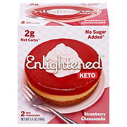 Enlightened Keto Strawberry Cheesecake