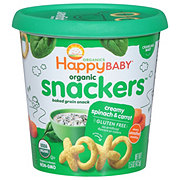 Happy Baby Organics Snackers - Creamy Spinach & Carrots