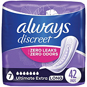 Always Discreet Ultimate Extra Protect Postpartum Incontinence Pads, Ultimate Absorbency