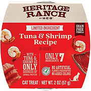 Heritage Ranch by H-E-B Limited Ingredient Grain-Free Wet Cat Treat -Tuna & Shrimp