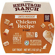 Heritage Ranch by H-E-B Limited Ingredient Grain-Free Wet Cat Treat - Chicken