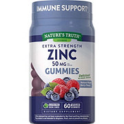 Nature's Truth Extra Strength Zinc 50 mg Mixed Berry Gummies