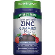 Nature's Truth Extra Strength Zinc 50mg Gummies - Mixed Berry