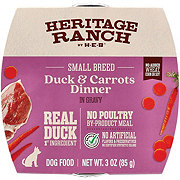 Heritage Ranch by H-E-B Small Breed Adult Wet Dog Food - Duck & Carrots