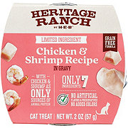 Heritage Ranch by H-E-B Limited Ingredient Grain-Free Wet Cat Treat - Chicken & Shrimp