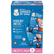 Gerber Yogurt Melts Variety Pack - Strawberry & Mixed Berries