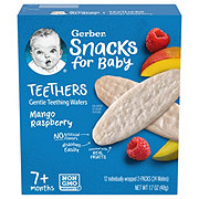 Gerber Snacks for Baby Teethers - Mango & Raspberry
