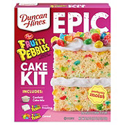 Duncan Hines EPIC Fruity Pebbles Cake Mix Kit