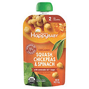 Happy Baby Organics Stage 2 Pouch - Squash Chickpeas & Spinach